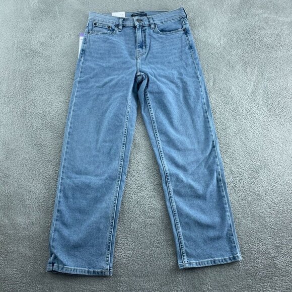 Calvin Klein Womens Straight Leg Blue Jeans Size 4 Denim Casual NWT 5775 - Picture 1 of 10